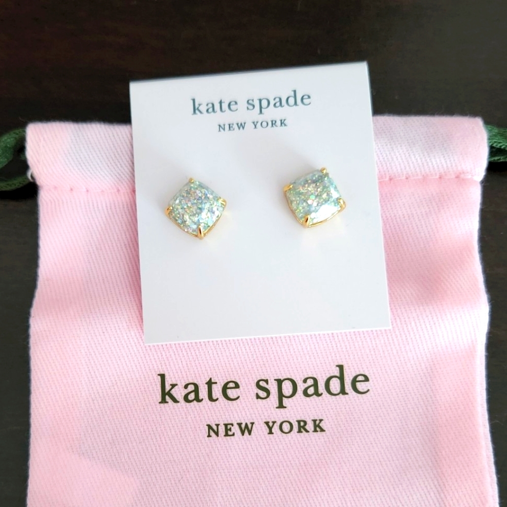 Kate Spade- Opal Glitter Stud Earrings